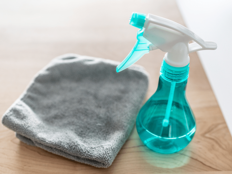 multi-purpose cleaner and cloth
